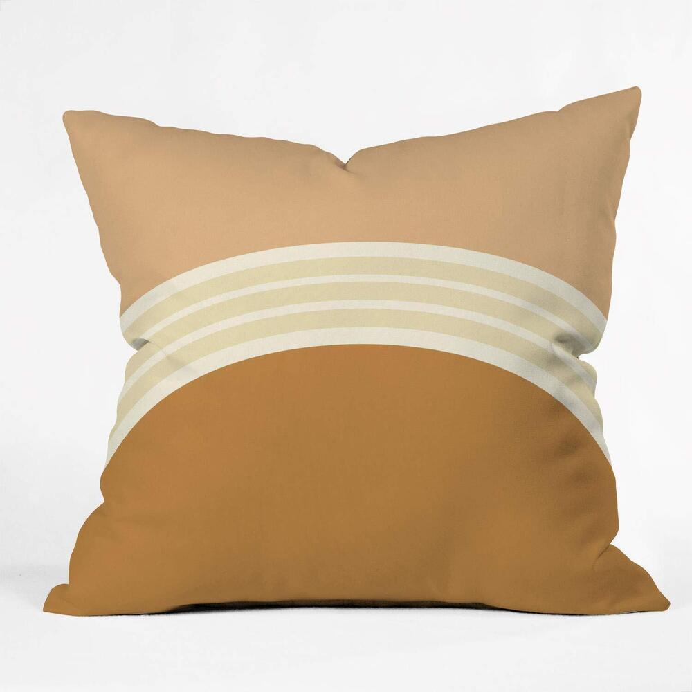 1782 Urban Wild Studio One Day Clay Layers 2 Throw Pillow, 16"x16", Multi